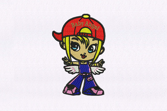 Baby Angel Girl: A Charming Addition for Small Business Merch