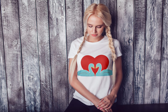 Elegant Double Swan: A Perfect Holiday Embroidery