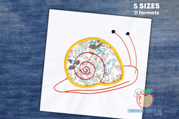 Review: Spiral Snail Walking Slowly Applique